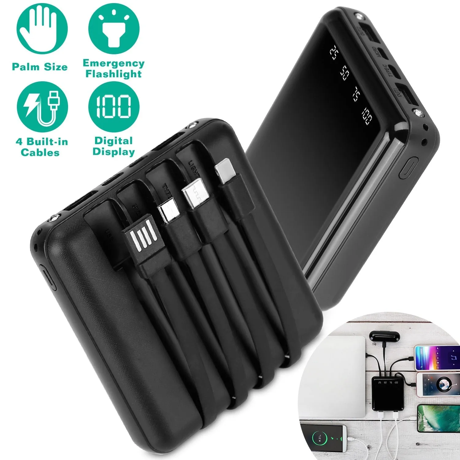 1000mAh Portable Charger Power Bank