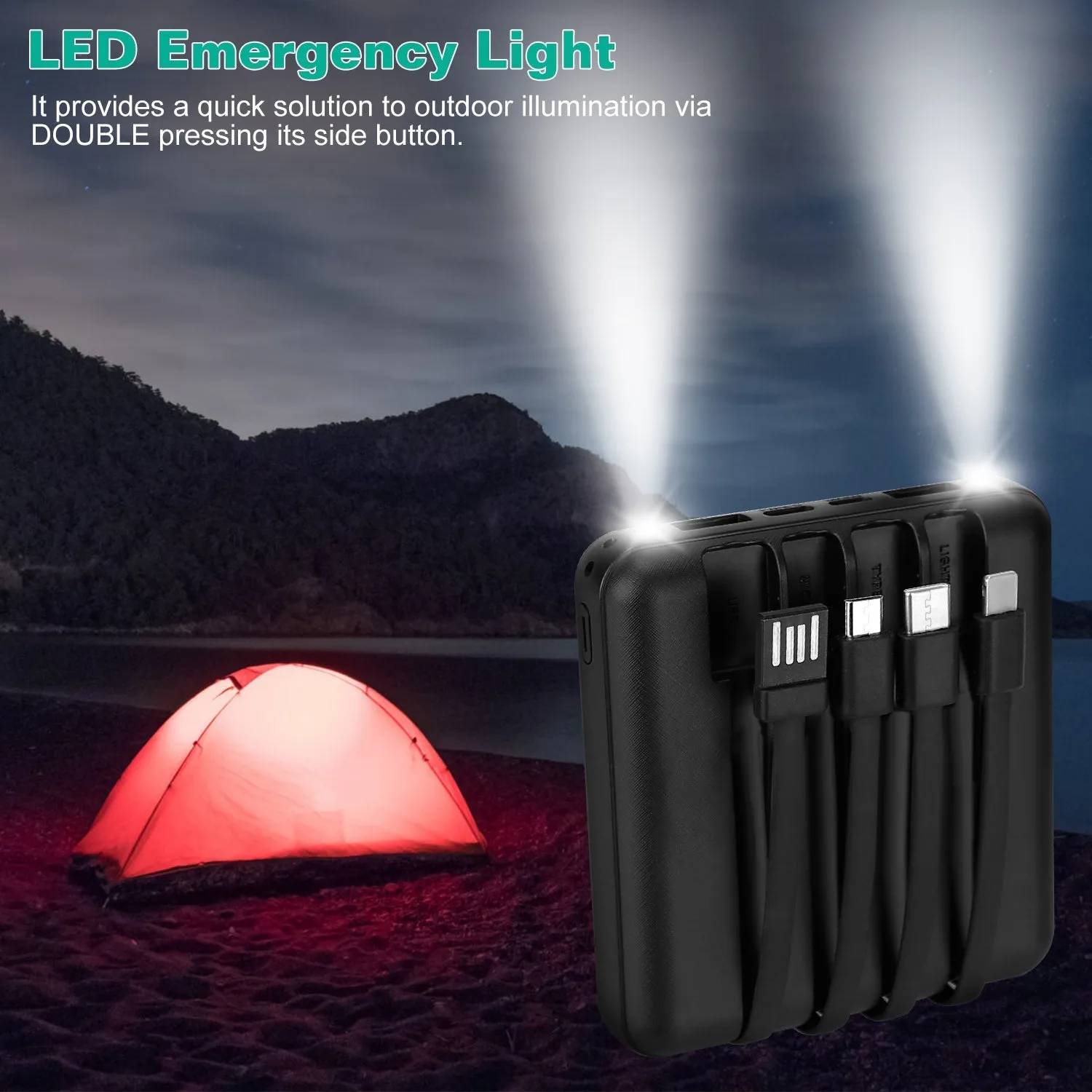 1000mAh Portable Charger Power Bank