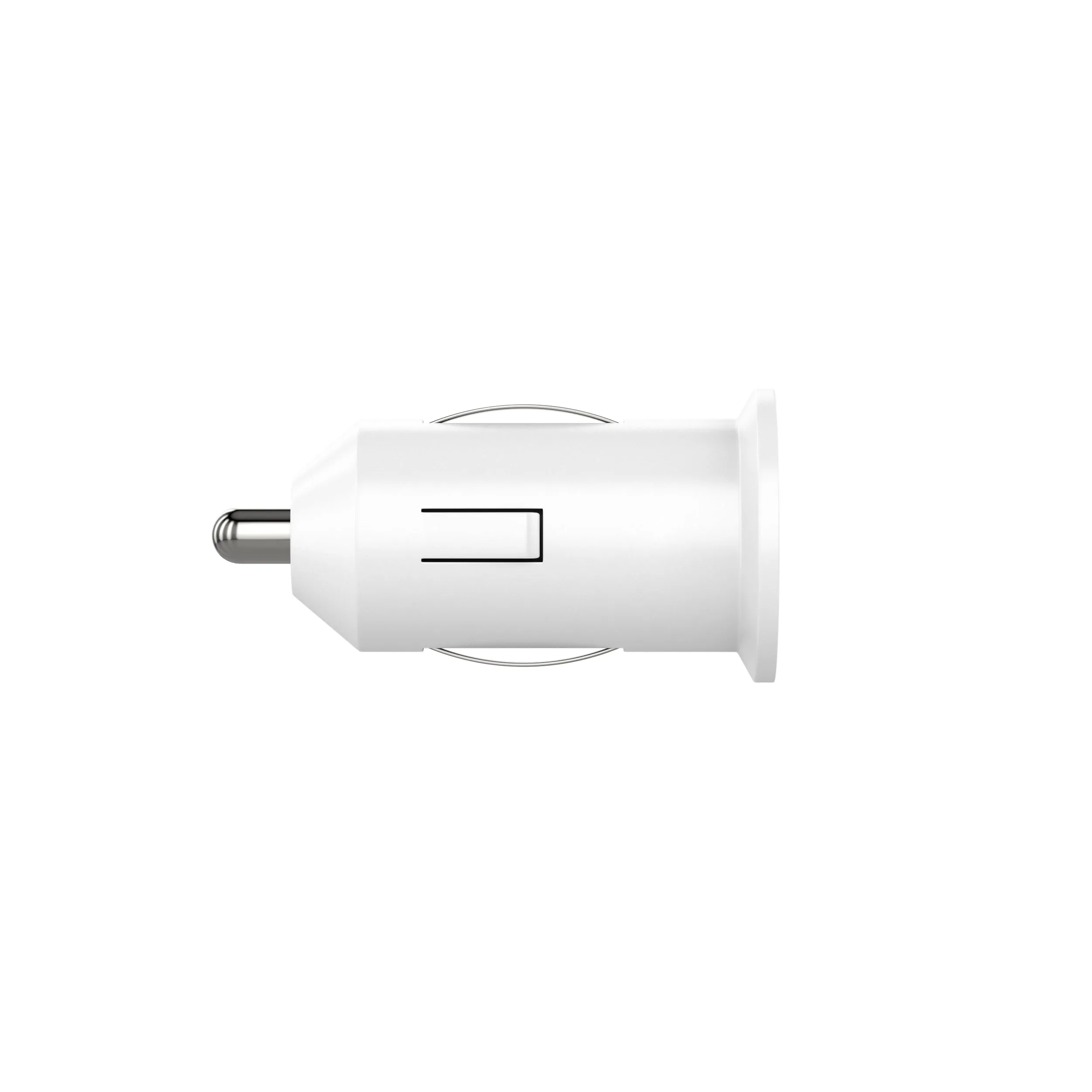 1.0A/5W 1-Port USB-A Car Charger - White