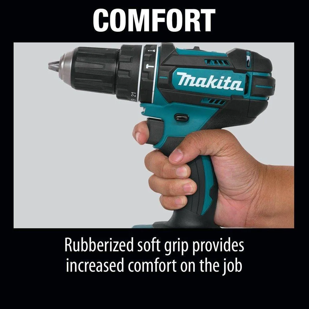 18-Volt LXT Lithium-Ion Cordless Combo Kit (2-Piece) Hammer Drill/Impact Driver w/ (2) Batteries (4.0Ah), Charger, Case