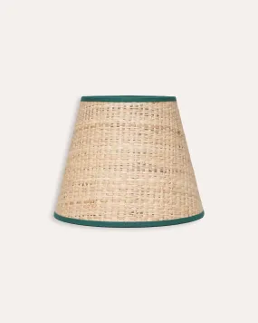 18cm Seema Raffia Pendant Candle Shade - Forest Green