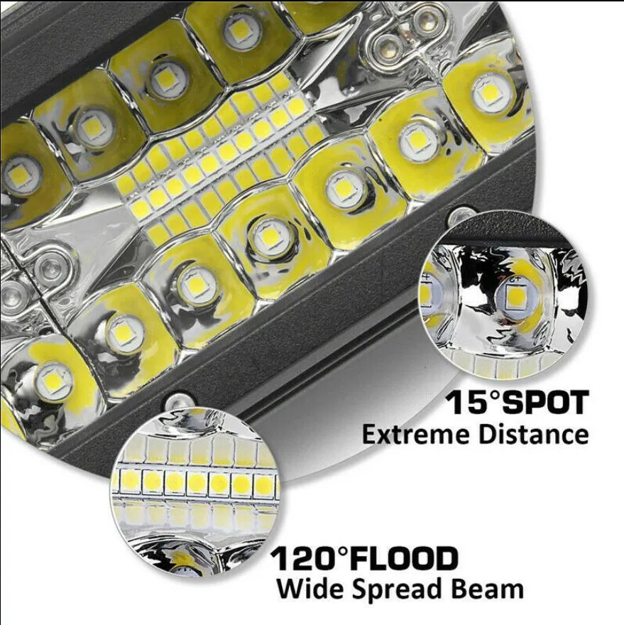 20 inch 420W LED Combo Beam Work Driving Light Bar Offroad Truck