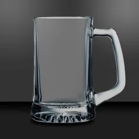 25 oz Large Glass Beer Mugs With Handles