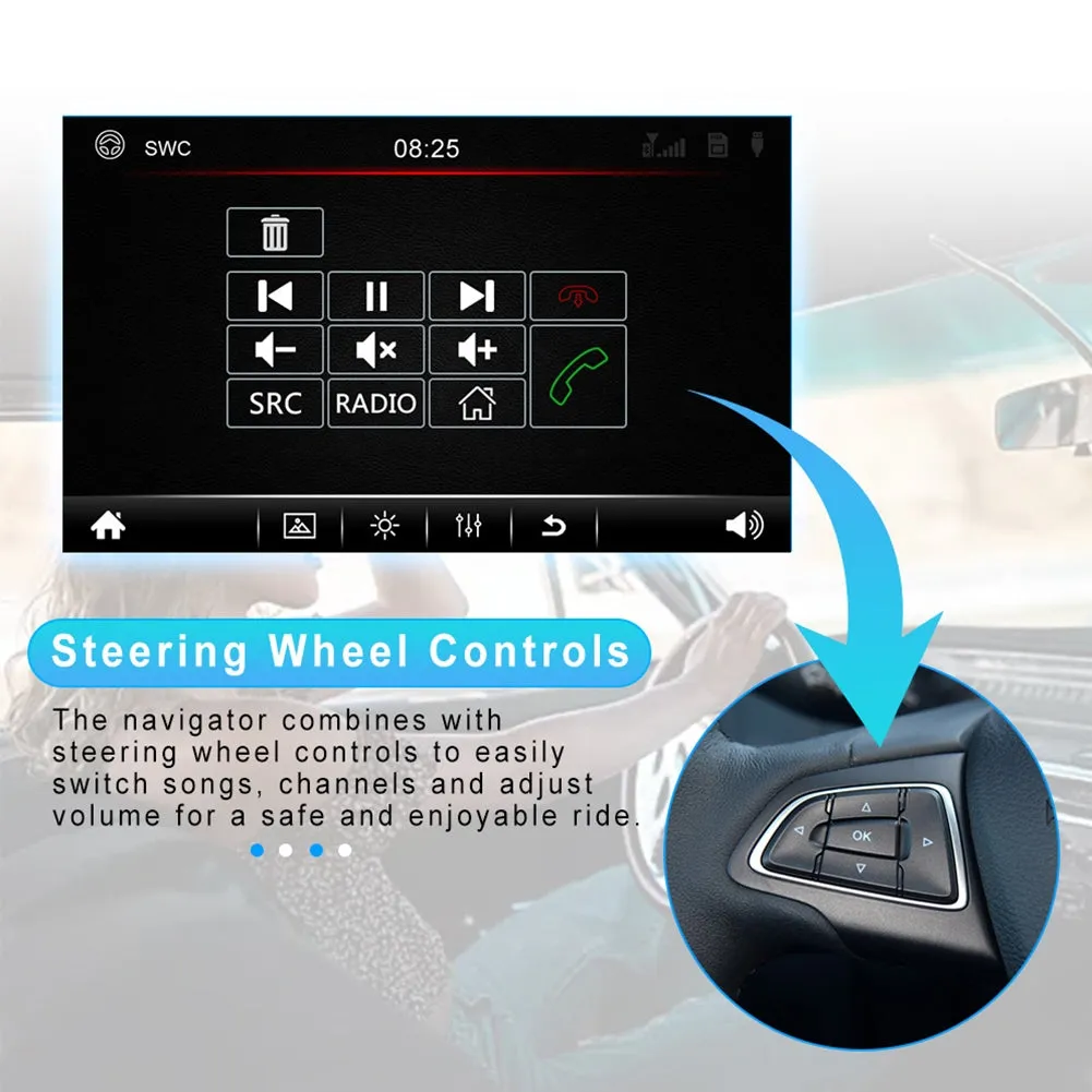 7-inch Car Multimedia Mp5 Player Retractable Screen Bluetooth