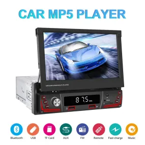 7-inch Car Multimedia Mp5 Player Retractable Screen Bluetooth