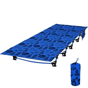 Adventure Theme Kids Camping Cot - Lightweight and Compact