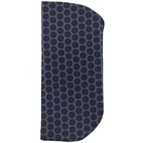 Ancient Madder Silk Glasses Case - Grey