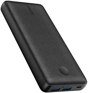 Anker PowerCore Select 20000, 20000mAh Power Bank with 2 USB-A Ports, Light Weight Portable Charger, PowerIQ 2.0 18W External Battery with MultiProtect and VoltageBoost
