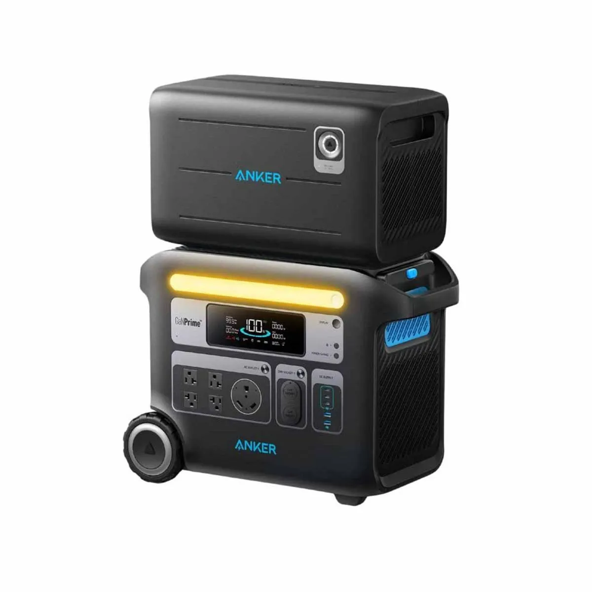 Anker Solar Generator 767 - PowerHouse 2048Wh with 2 x 200W Solar Panel and Expansion Battery