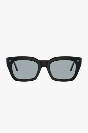 Antagonist Black Square Sunglasses