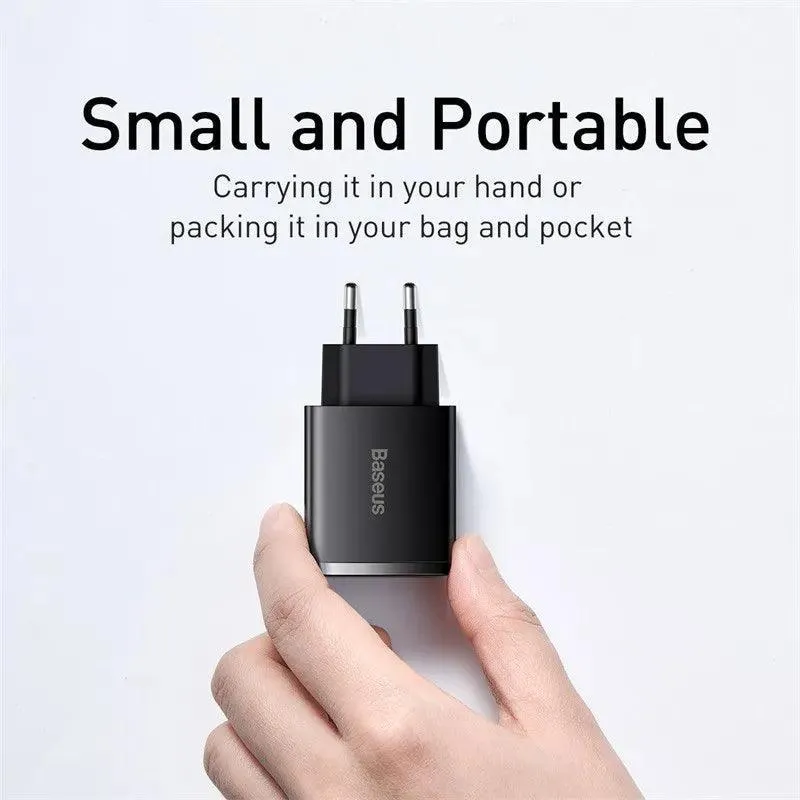 Baseus USB Charger: Fast Charging Hub for iPhone, Samsung, Xiaomi - Compact Design