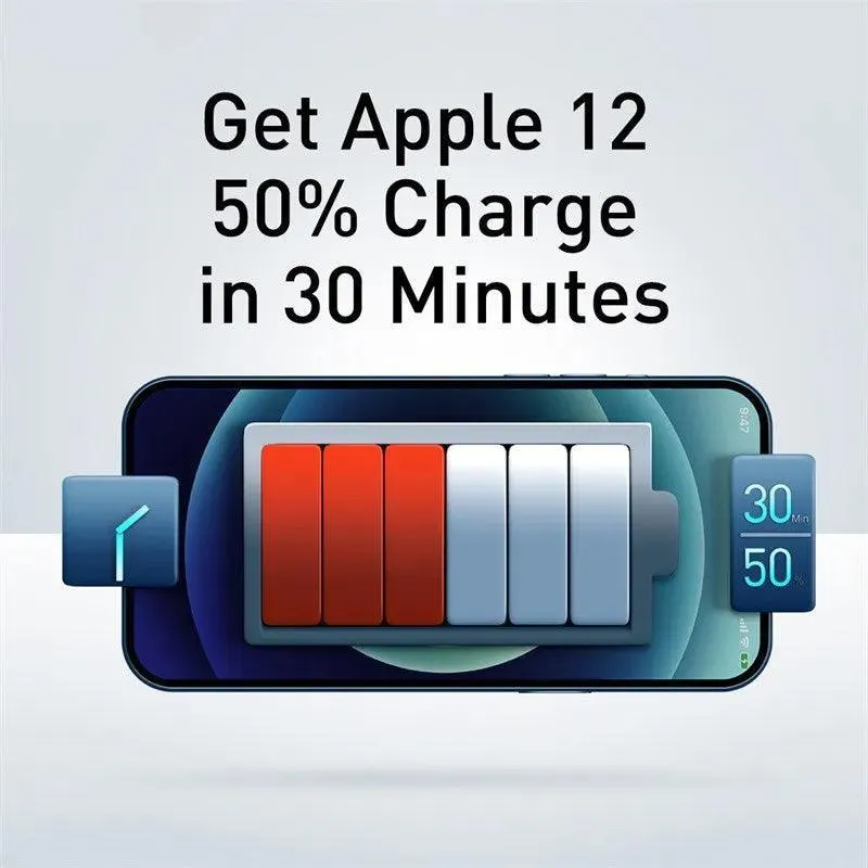 Baseus USB Charger: Fast Charging Hub for iPhone, Samsung, Xiaomi - Compact Design
