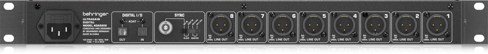 Behringer ADA8200 8-channel Microphone Preamp