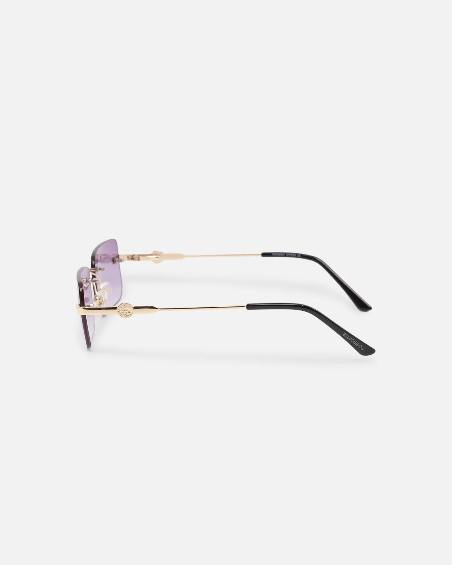 Belvoir & Co Hampton Sunglasses Purple/Gold