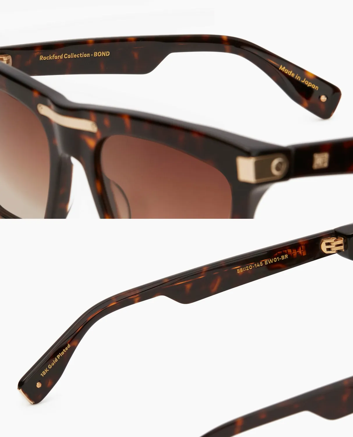 BOND Tortoiseshell Sunglasses by Rockford Collection