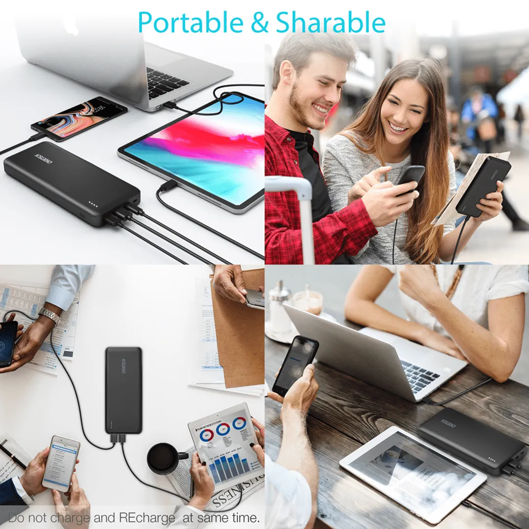CHOETECH 20000mAh USB-C PD 45W PowerBank