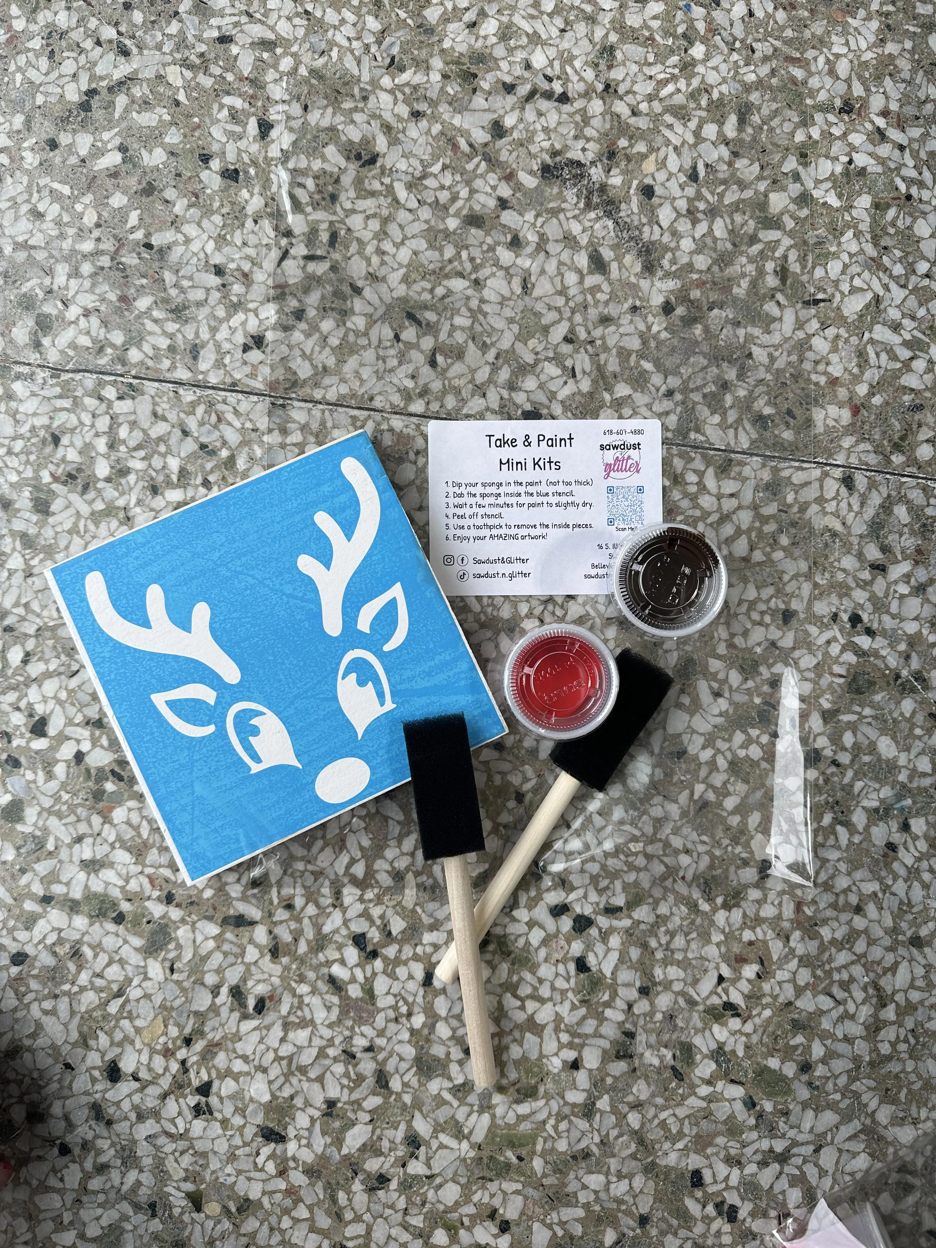 Christmas Take & Paint Kits