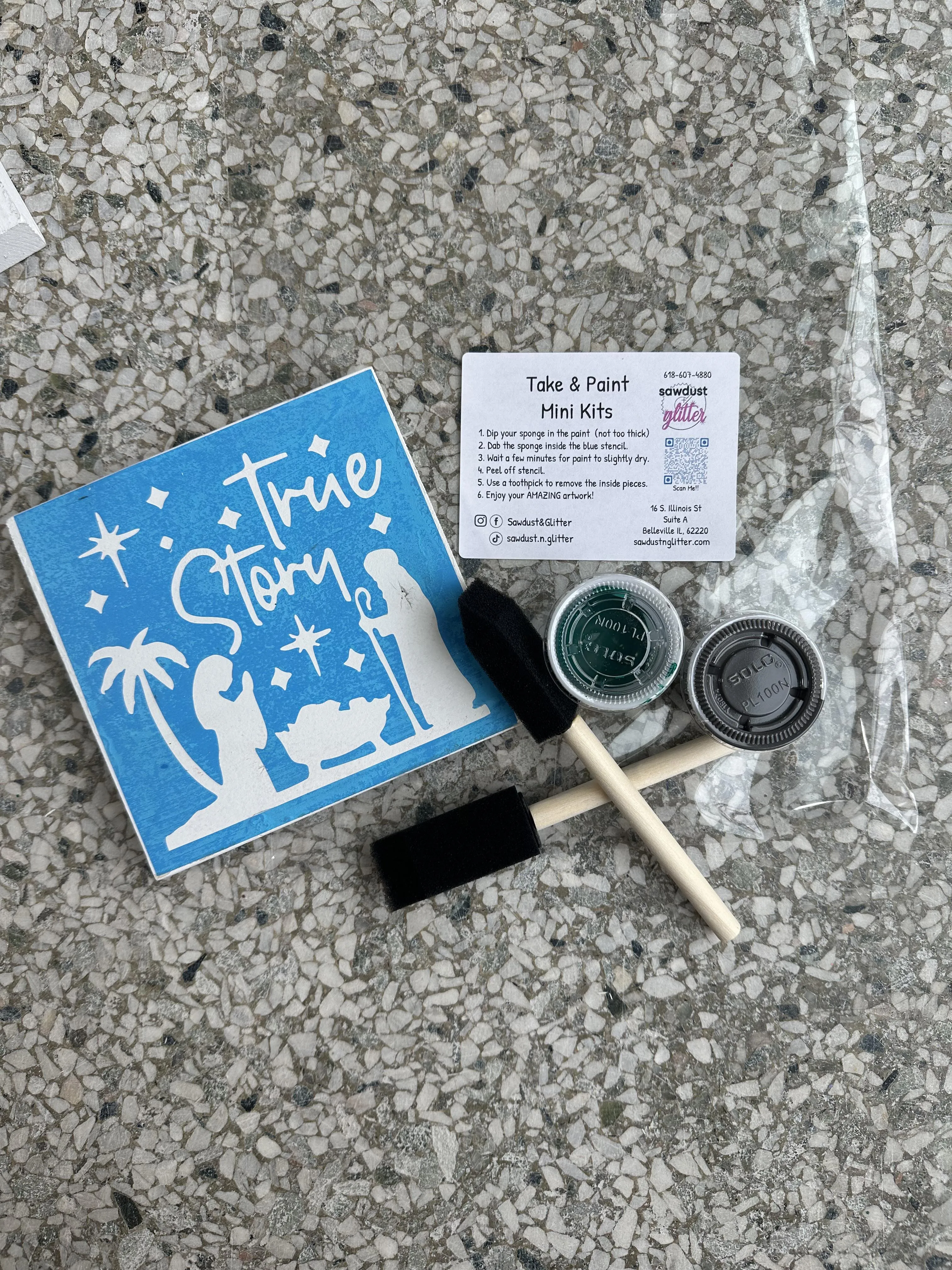 Christmas Take & Paint Kits
