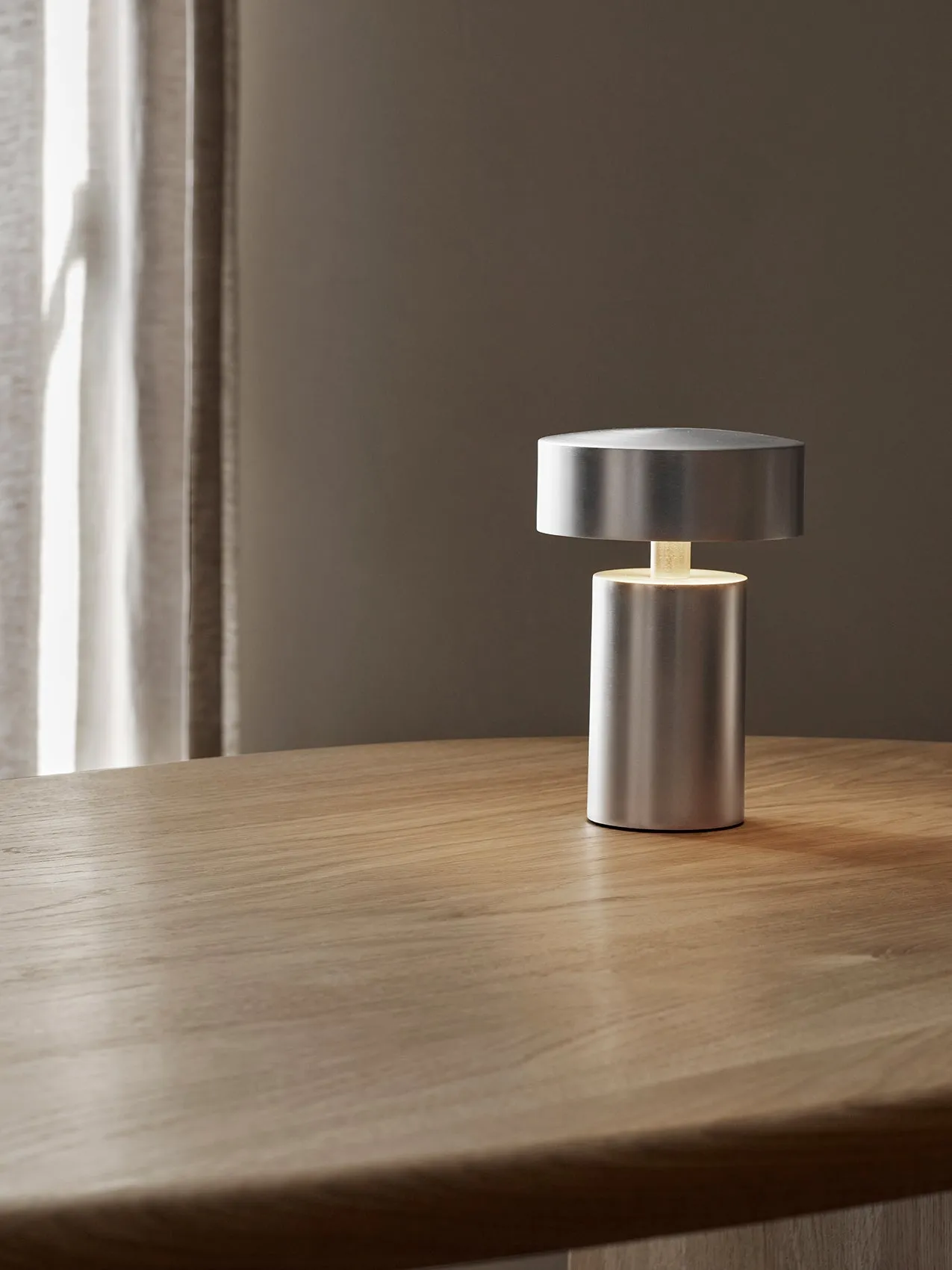 Column Table Lamp, Portable