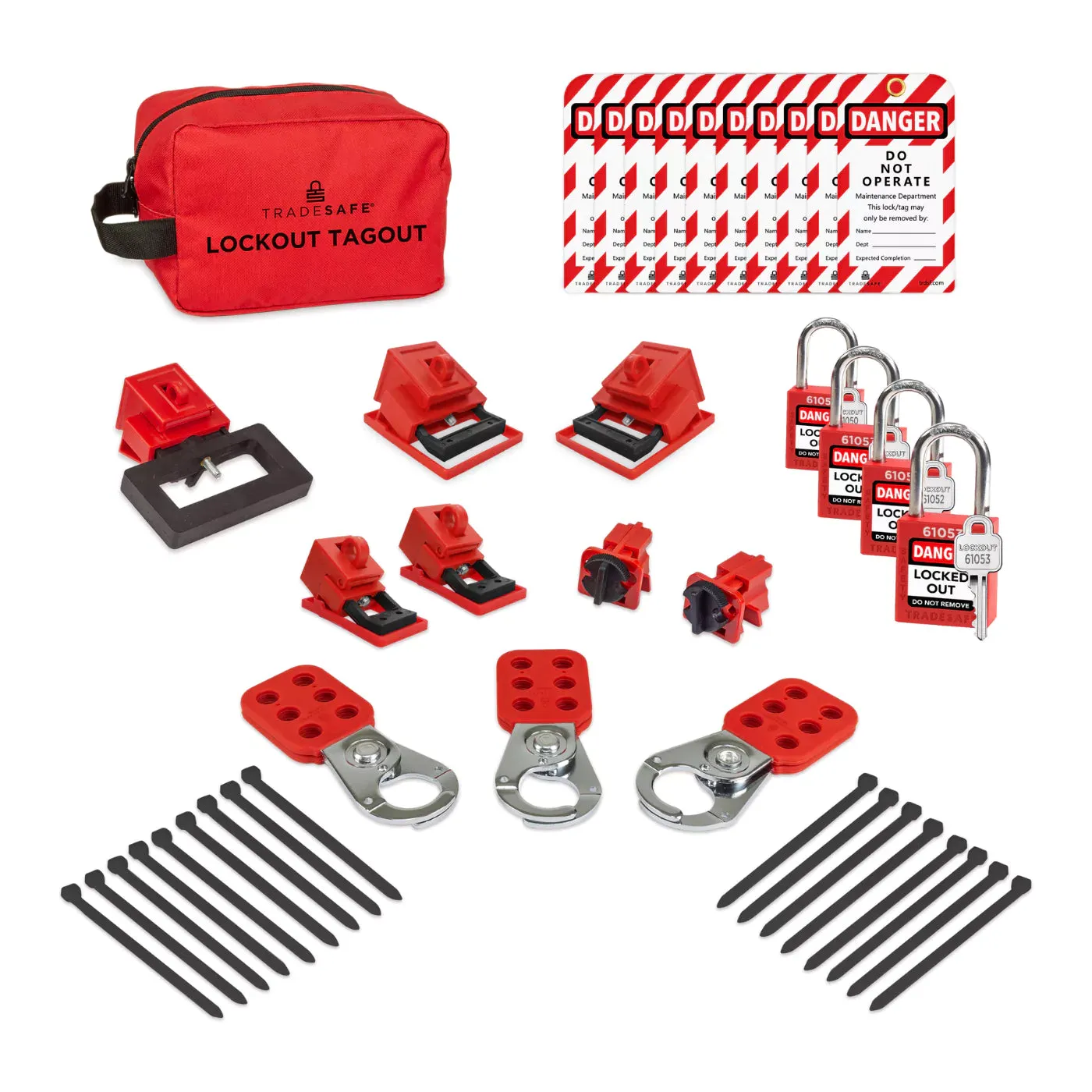 Complete Breaker Lockout Tagout Kit – 1 Key Per Lock
