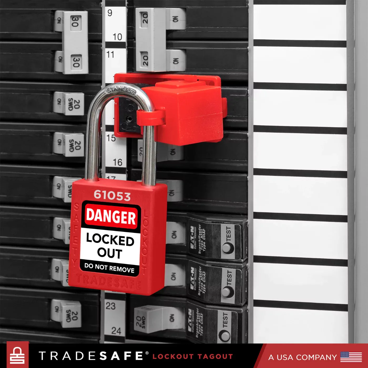 Complete Breaker Lockout Tagout Kit – 1 Key Per Lock