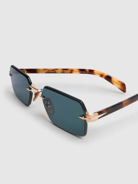 DB Eyewear by David Beckham   DB squared metal sunglasses 