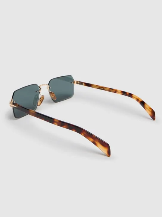 DB Eyewear by David Beckham   DB squared metal sunglasses 