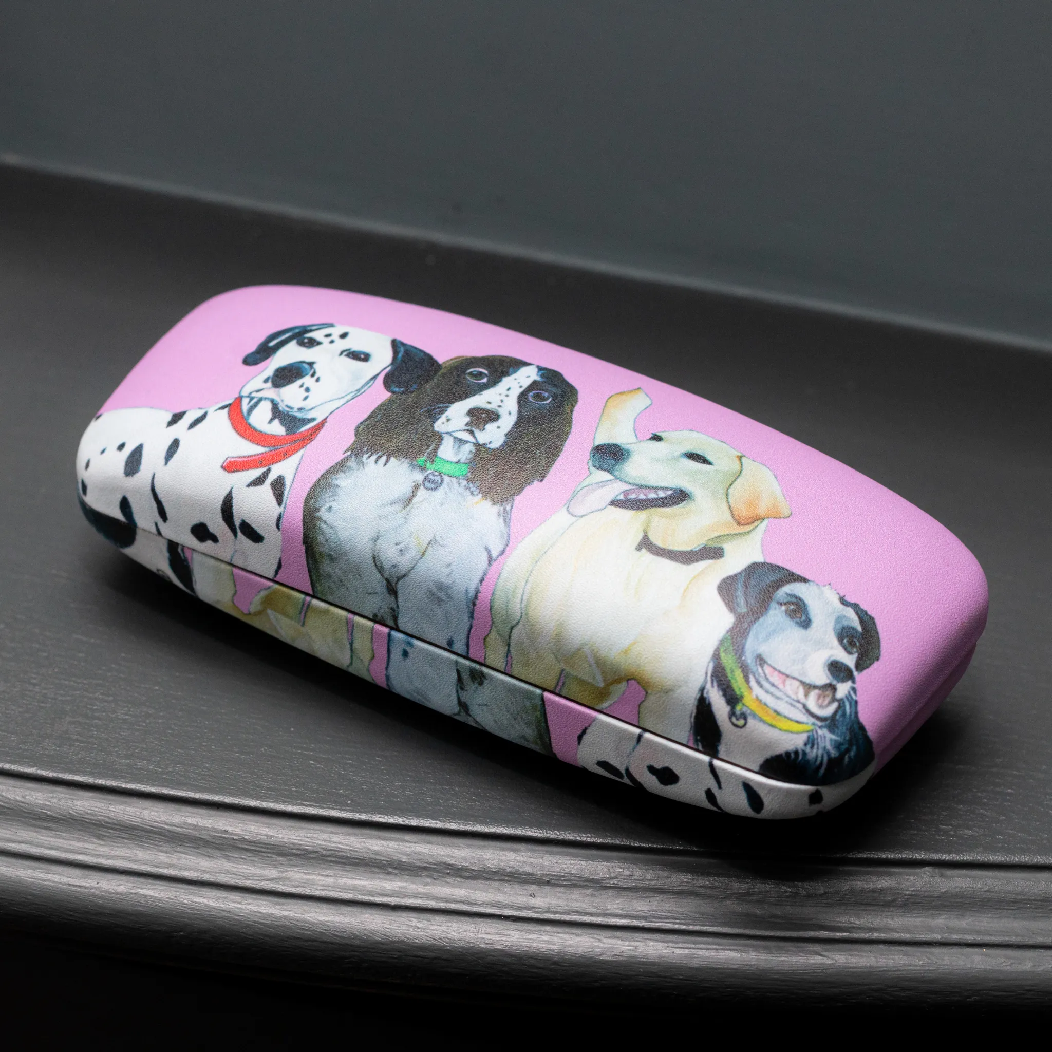 Dog Print Glasses Case (Assorted)