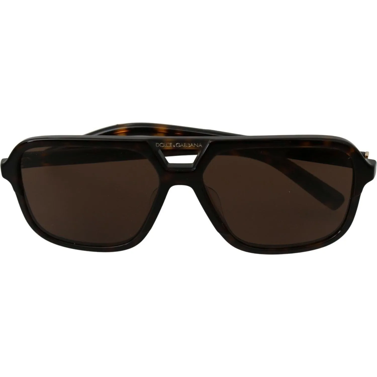 Dolce & Gabbana Elegant Brown Patterned Men's Sunglasses