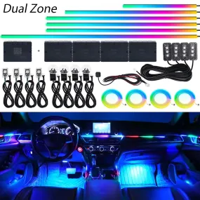 Emitting Color: 8000K White Blue - 18 in 1 Dual Zone Symphony
