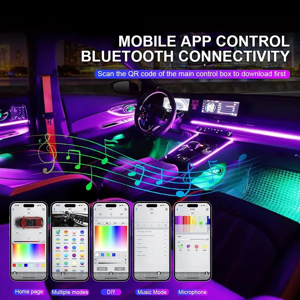 Emitting Color: 8000K White Blue - 18 in 1 Dual Zone Symphony