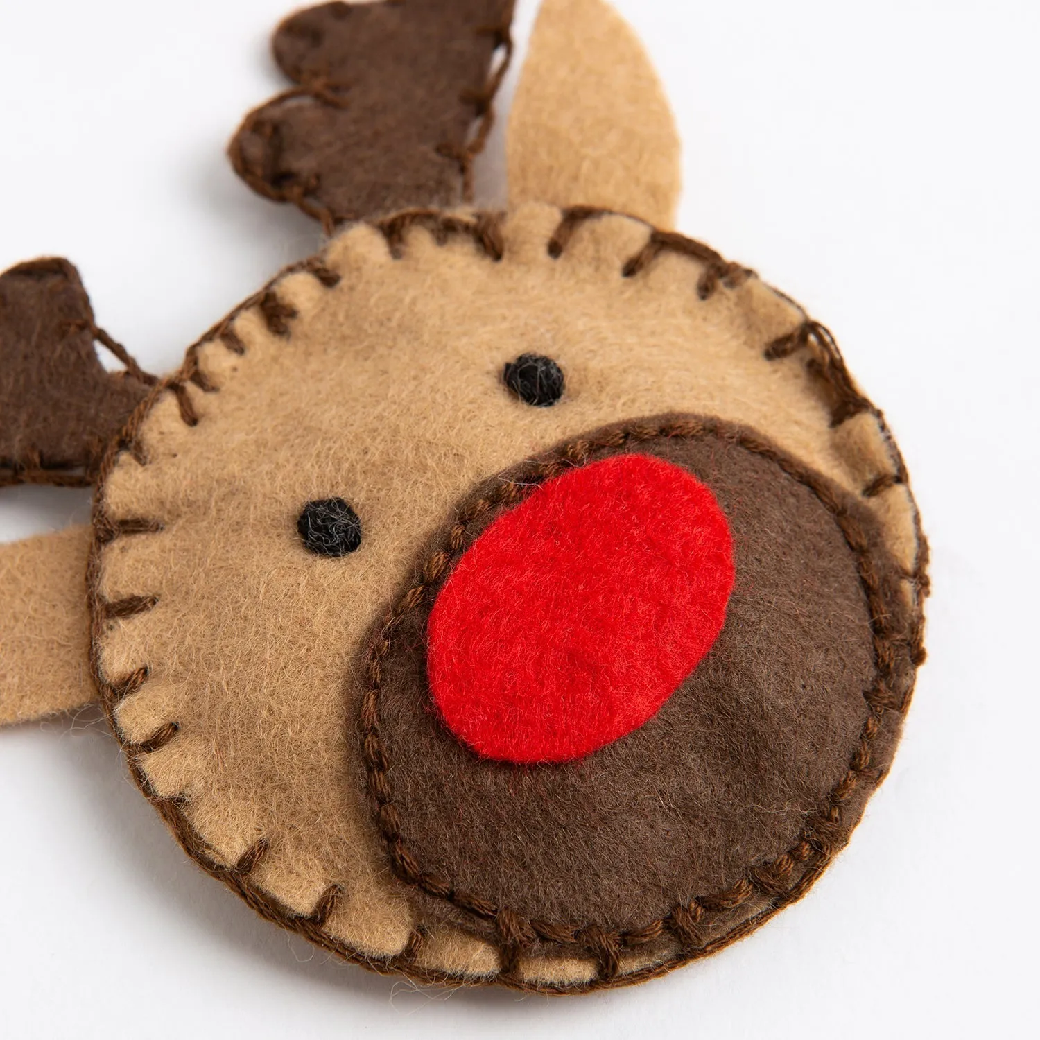 Felt Craft Kit - 6 Traditional Christmas Baubles
