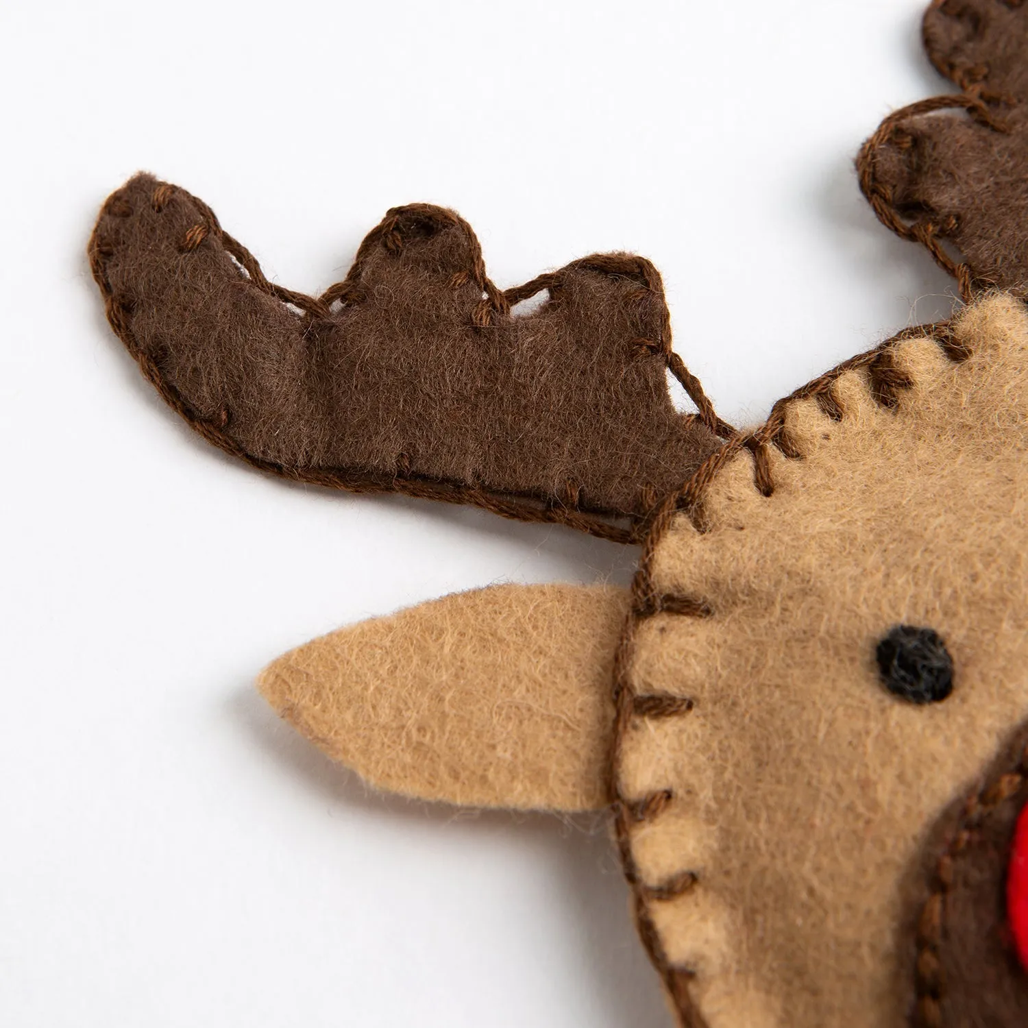 Felt Craft Kit - 6 Traditional Christmas Baubles