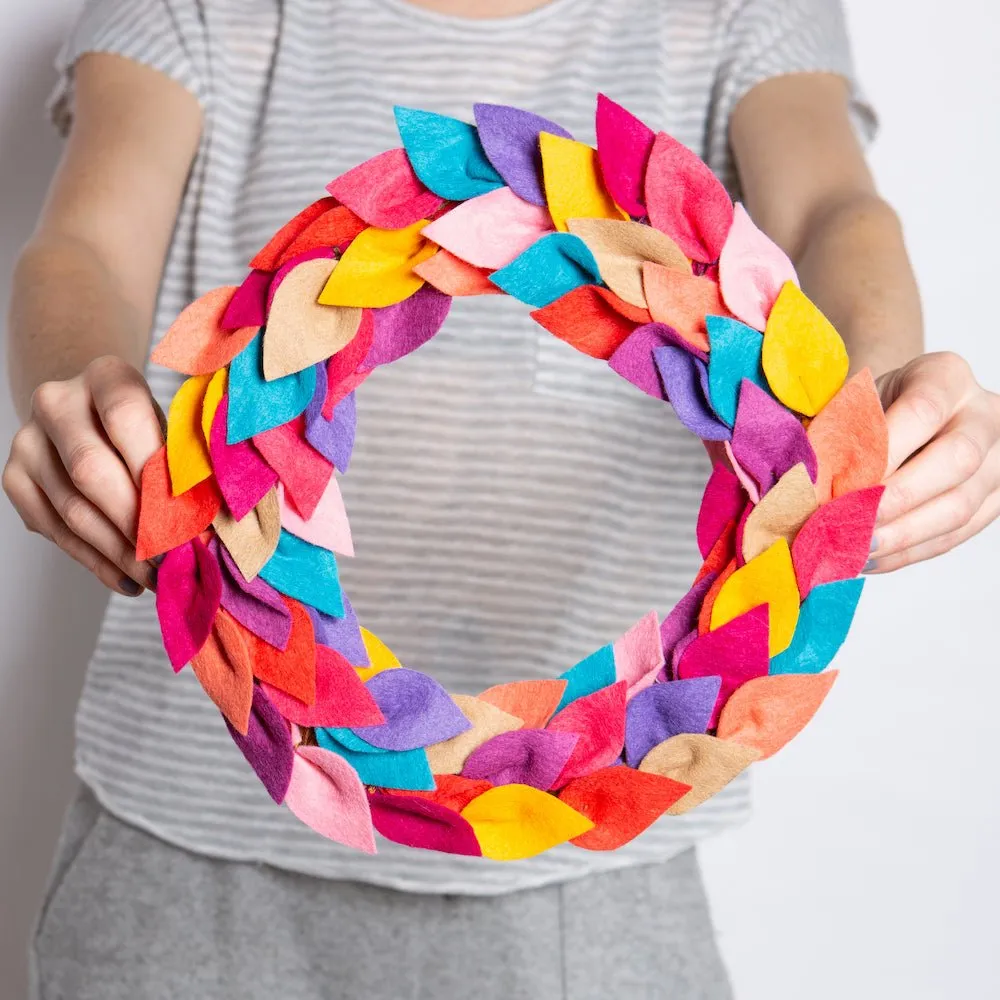 Felt Craft Kit - Spring Wreath
