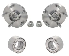 Fits For Toyota 01-05 RAV4 2 Front Spindle Wheel Hub & Hub Bearing Kits New