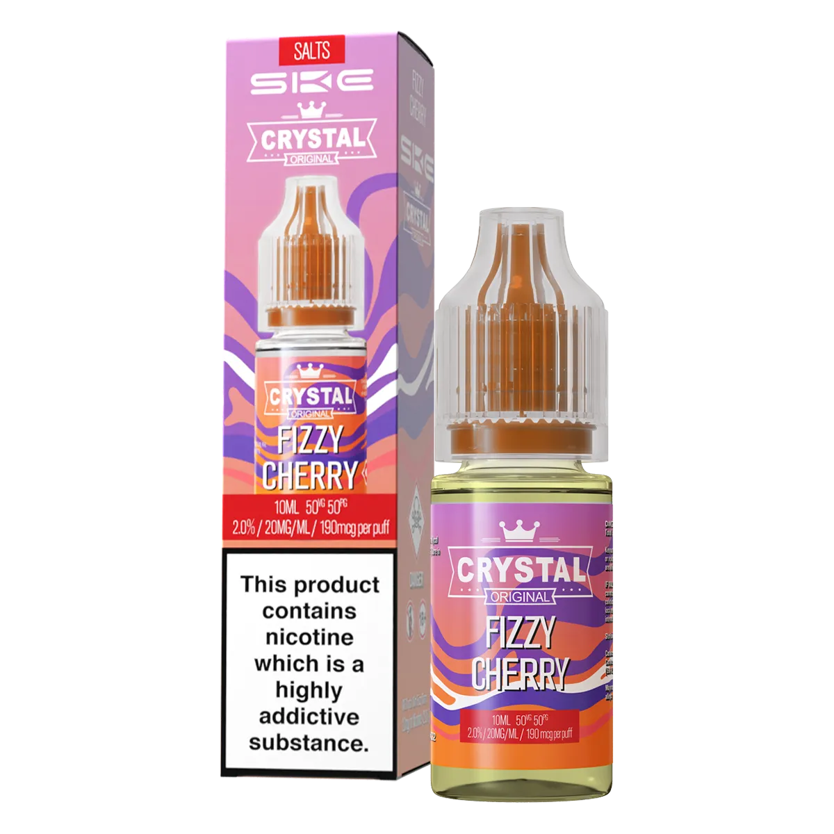 Fizzy Cherry Nic Salt by SKE Crystal 10ml
