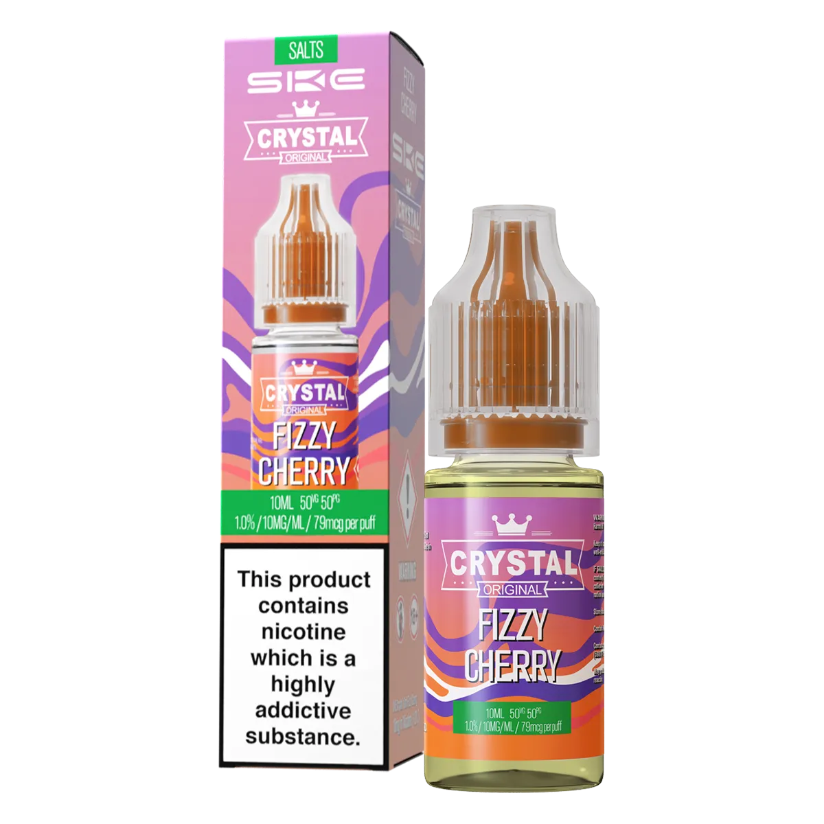Fizzy Cherry Nic Salt by SKE Crystal 10ml