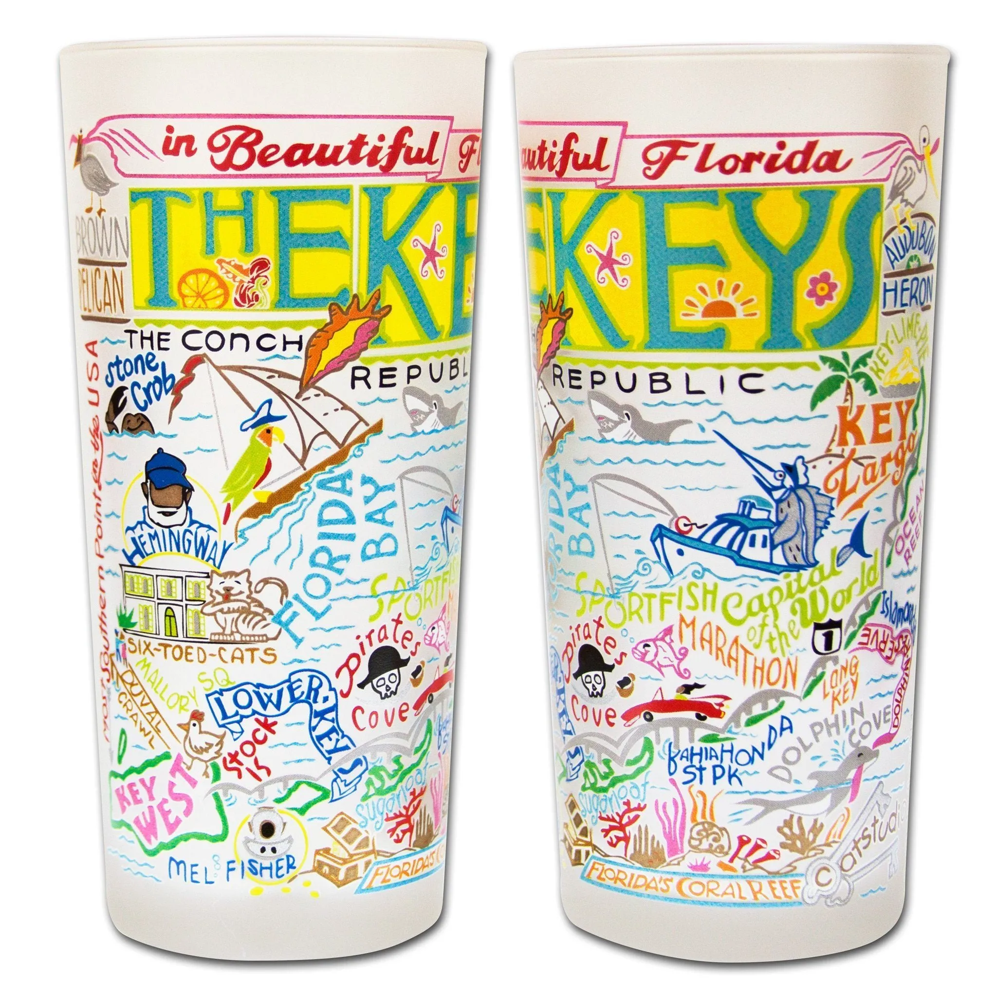 FLORIDA KEYS GLASS BY CATSTUDIO
