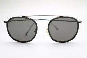 Illesteva C6 Mykonos Ace Black Single Bridge Sunglasses