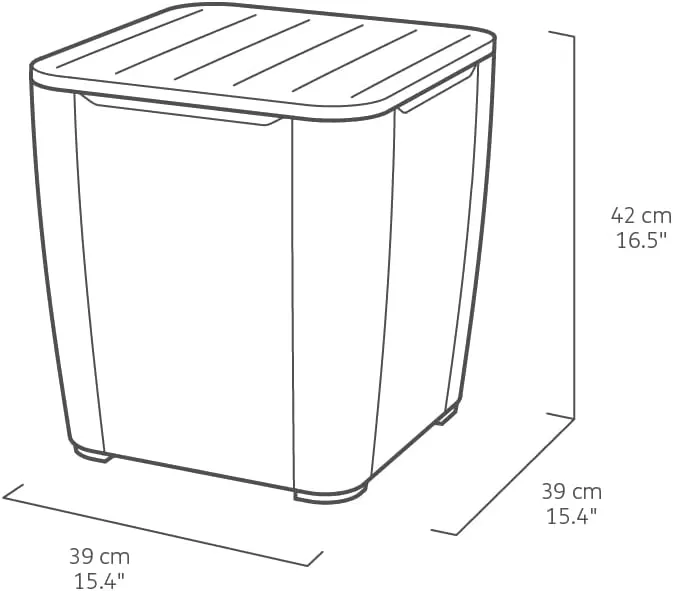 Keter  Emma Balcony with Luzon Storage Table