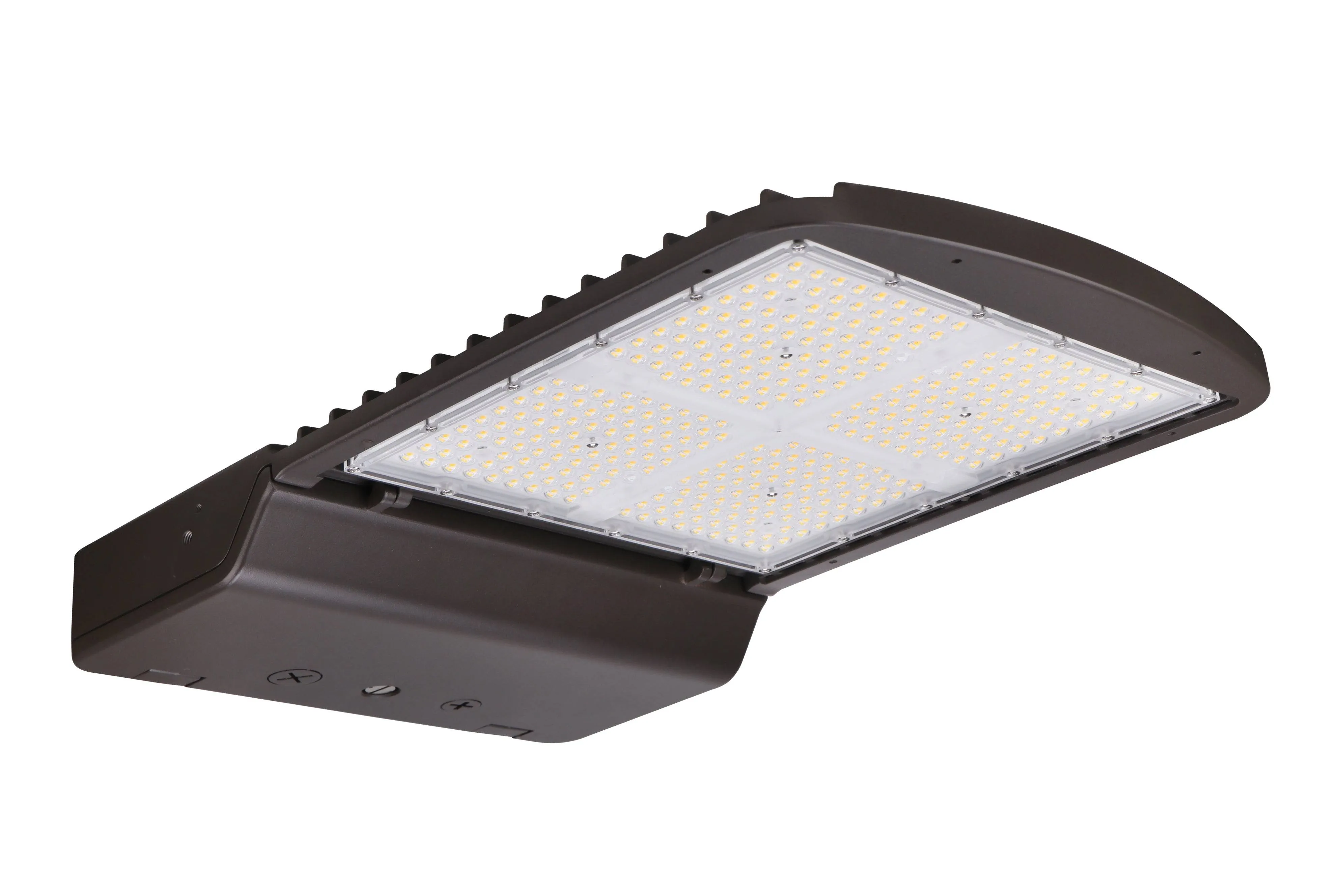 LED Area Light, PowerSet 300/240/200W, 3000K, Type 5 Lens, 120-277V, Dimming, Bronze