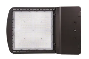 LED Area Light, PowerSet 300/240/200W, 3000K, Type 5 Lens, 120-277V, Dimming, Bronze
