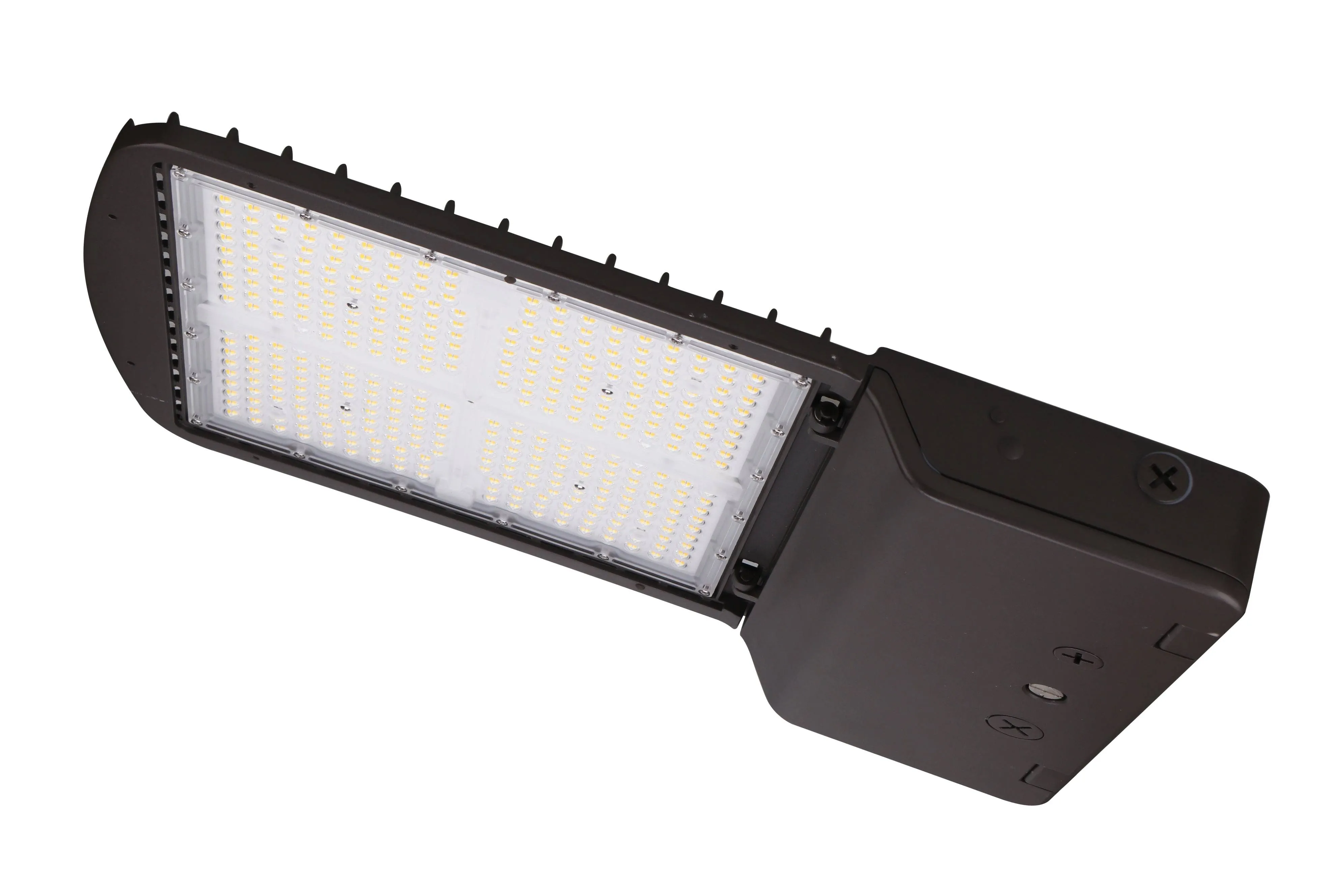 LED Area Light, PowerSet 300/240/200W, 3000K, Type 5 Lens, 120-277V, Dimming, Bronze