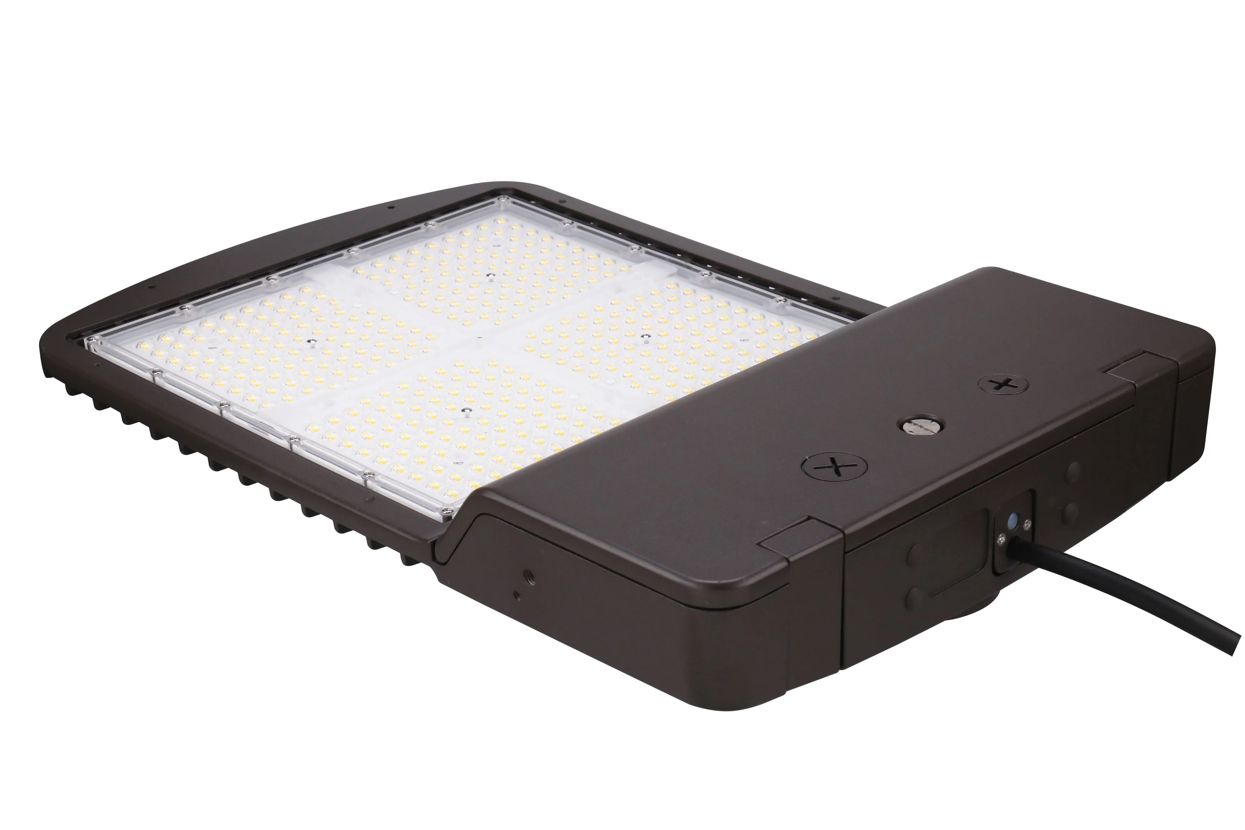 LED Area Light, PowerSet 300/240/200W, 3000K, Type 5 Lens, 120-277V, Dimming, Bronze