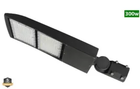 LED Street Light, 300W, Outdoor LED, Slip Fitter Mount, 5000K, 39,000 Lumens, 277-480V