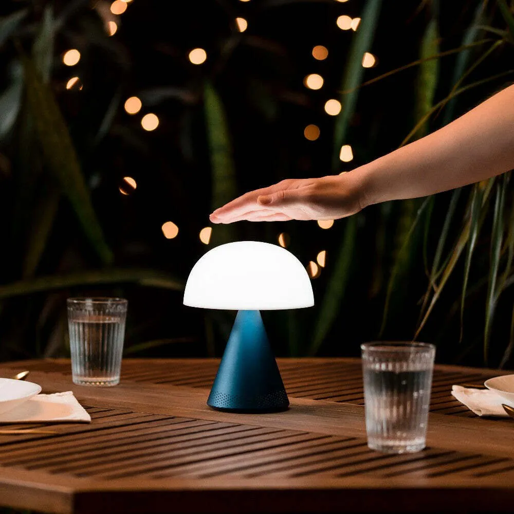 Lexon Mina Lamp Large Audio Dark Red
