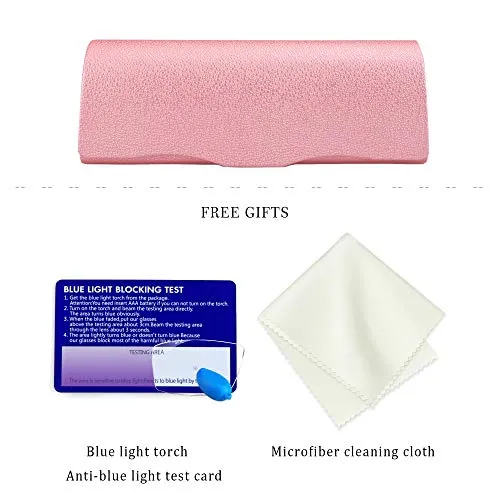LifeArt Eyeglass Case Hard Shell, Portable Sunglass Case for Women, fashionable PU Leather Eyeglass Case, Lightweight