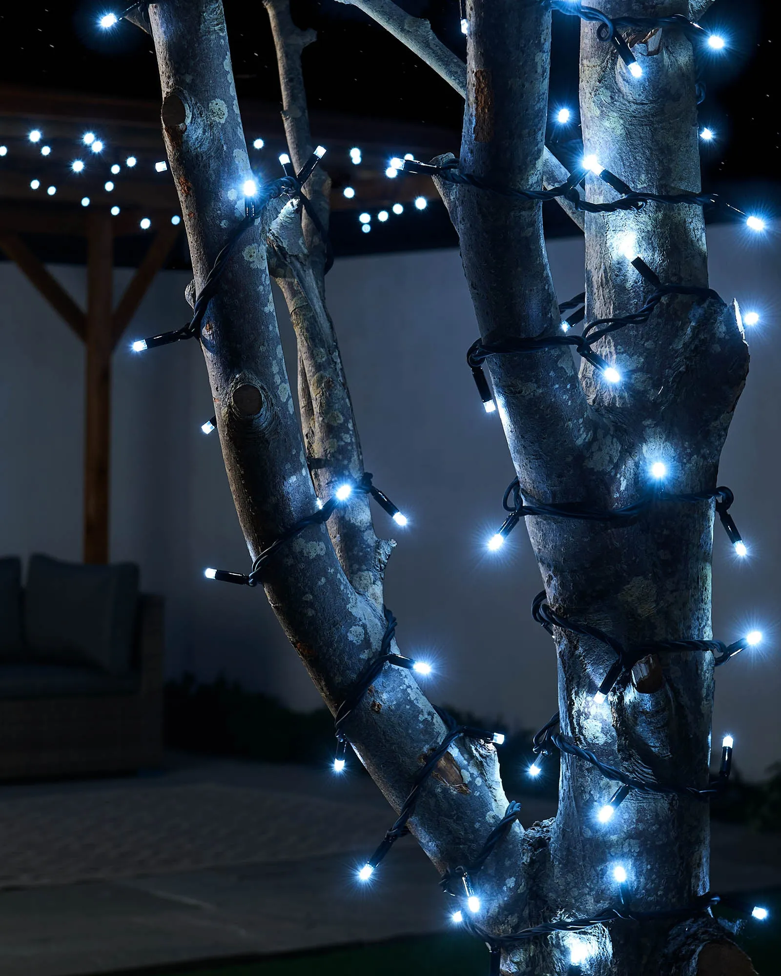 LINK PRO LED String Lights, Black Cable, White