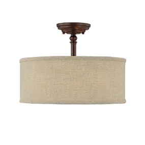 Loft 3-Light Semi-Flush