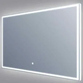 Luxe Rectangular LED Mirror with Demister Pad & On/Off Touch Sensor